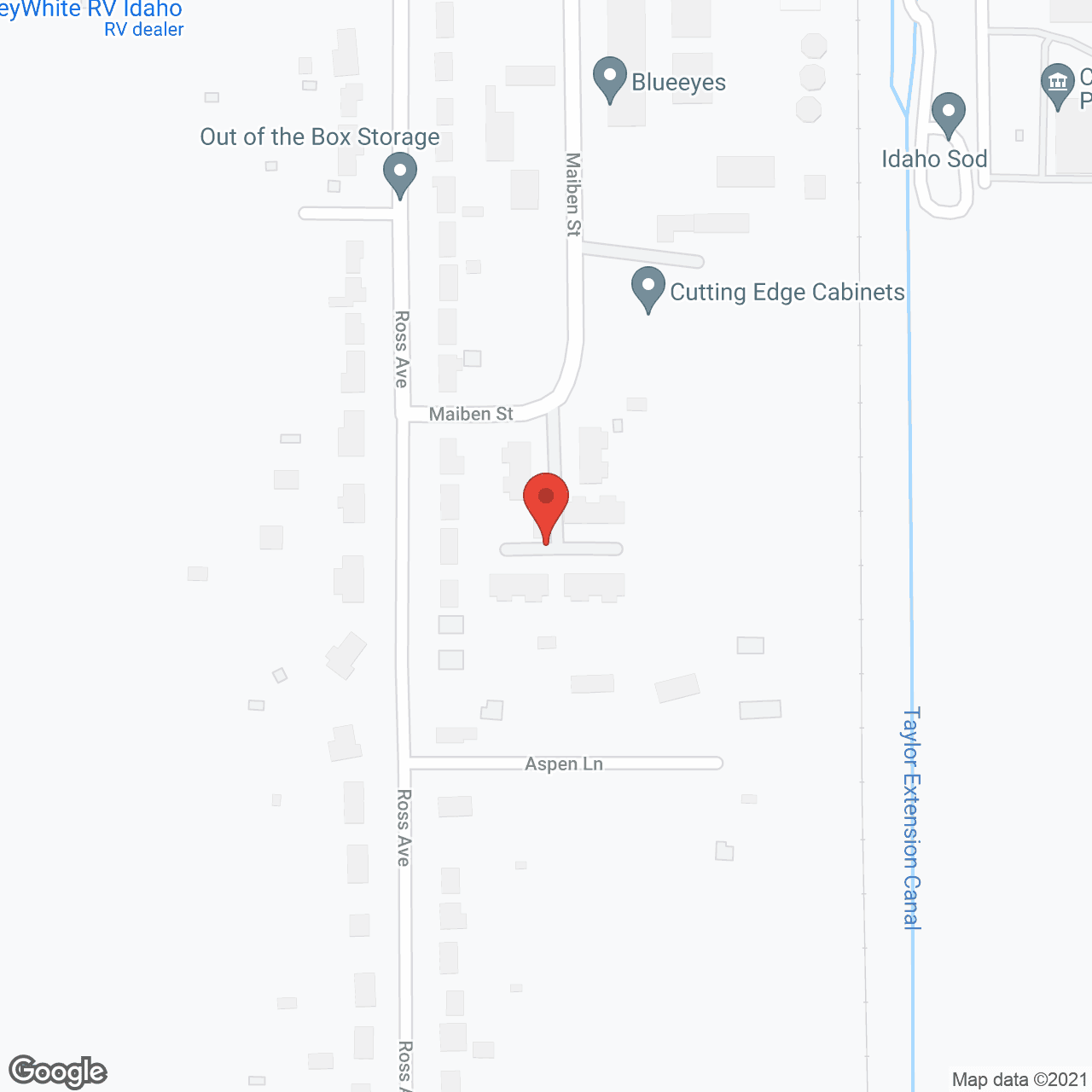 Map of the neighborhood around Creekside Apartments