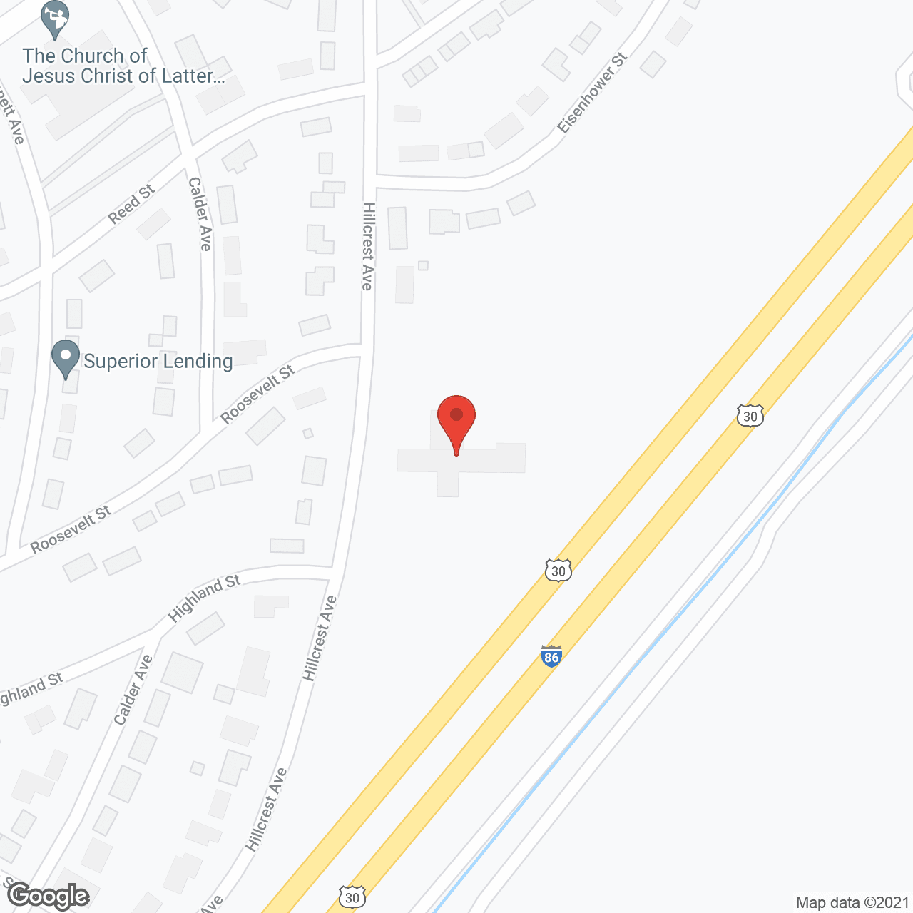 Map of the neighborhood around Edgewood Spring Creek American Falls, LLC