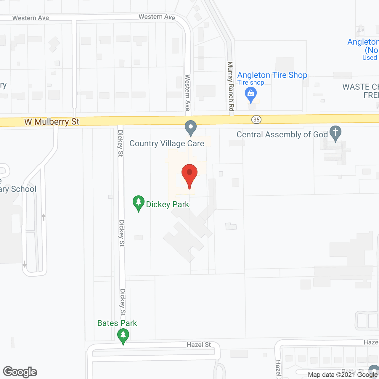 Map of the neighborhood around Country Village Care