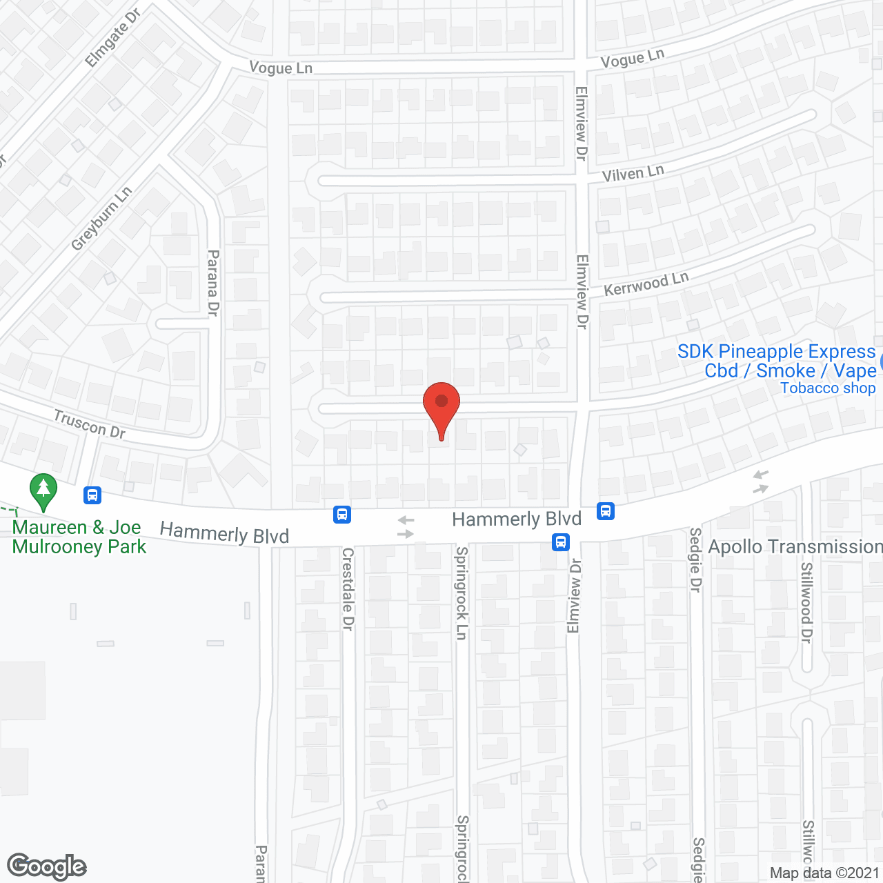 Map of the neighborhood around Spring Branch - Oak Forest Care Homes I