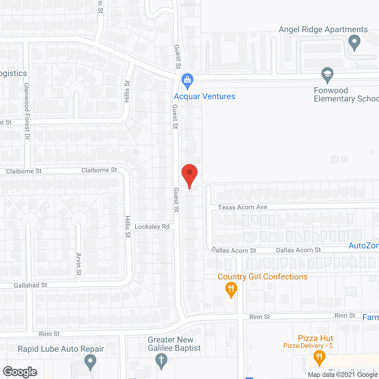 Map of the neighborhood around A and S Personal Care Home