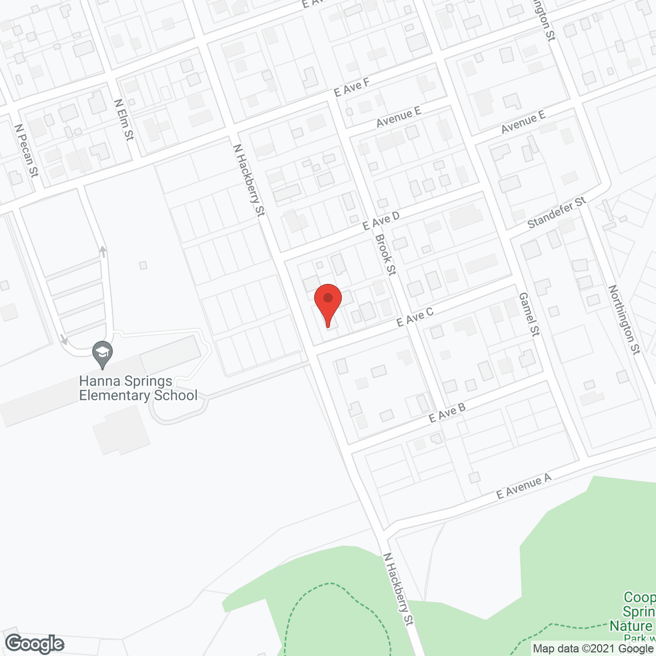Map of the neighborhood around Antique Oaks Veterans Home