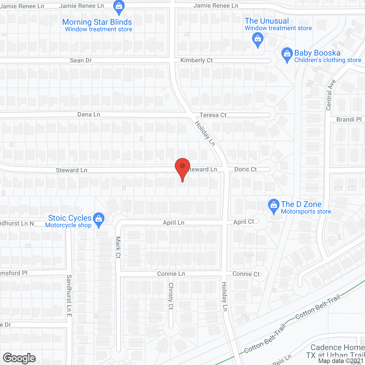 Map of the neighborhood around Fern's Personal Care
