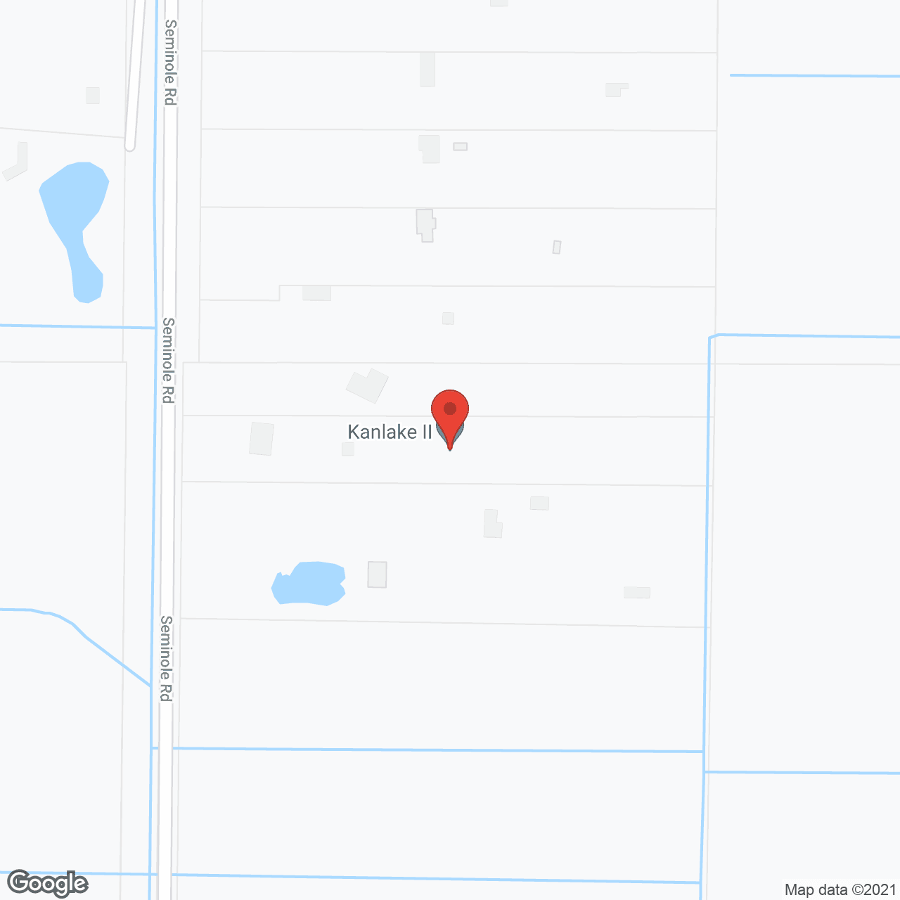 Map of the neighborhood around Seminole Acres/Kanlake II