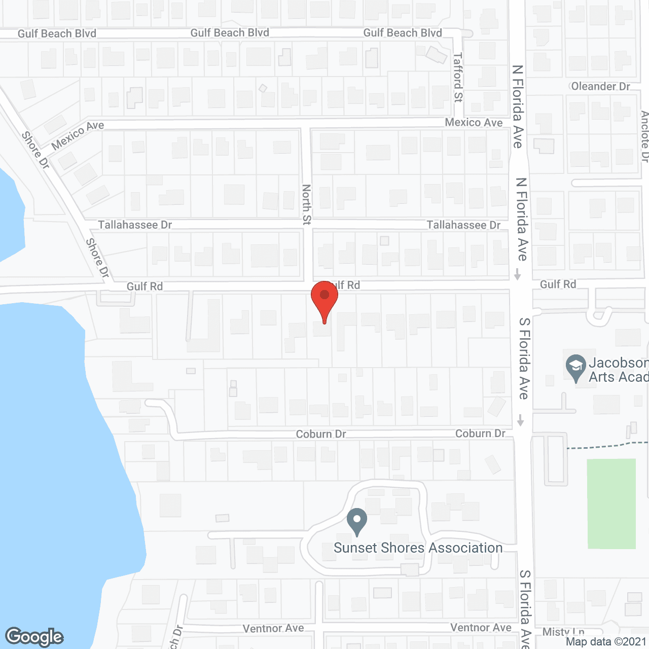 Map of the neighborhood around Hope Enterprises of America