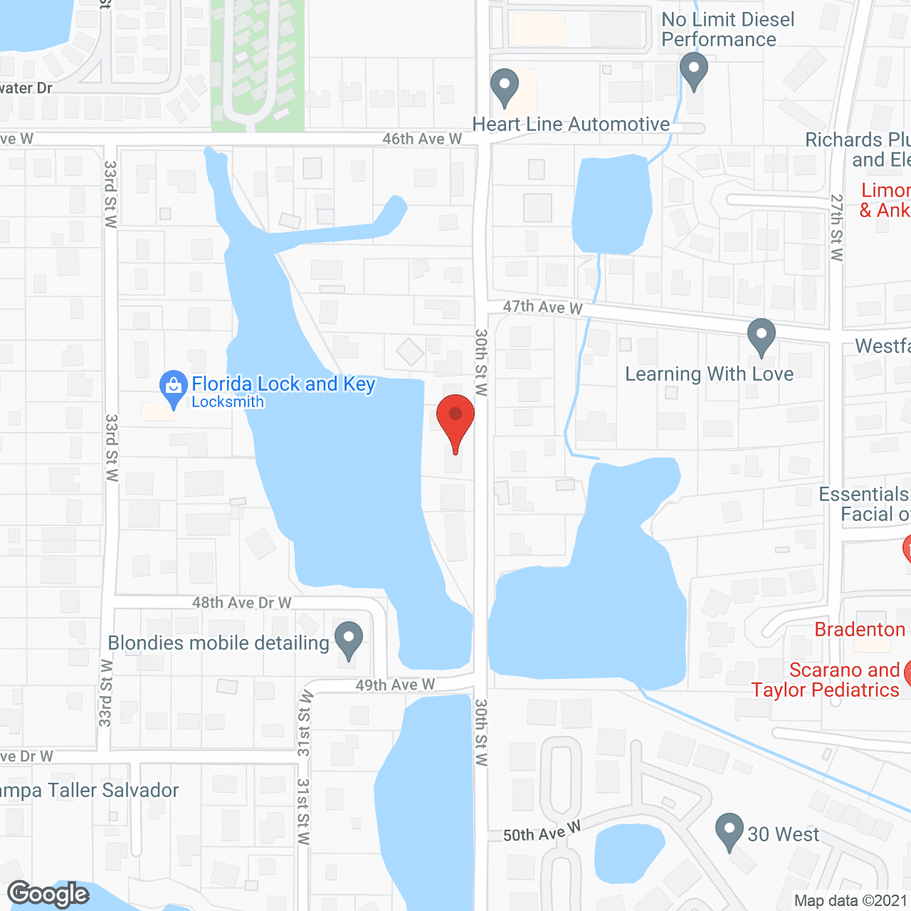 Map of the neighborhood around Select Group Homes Inc