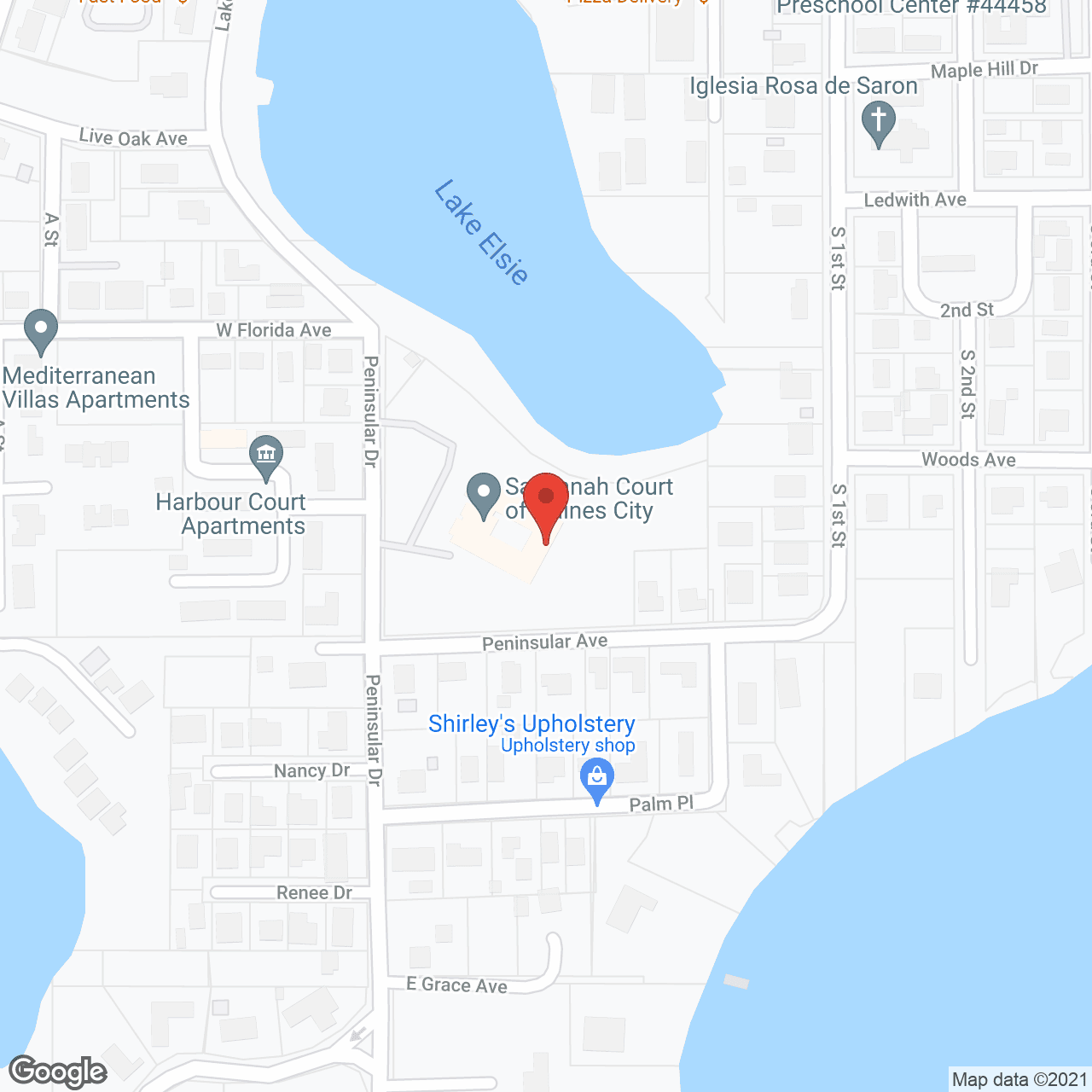 Map of the neighborhood around The Club at Haines City