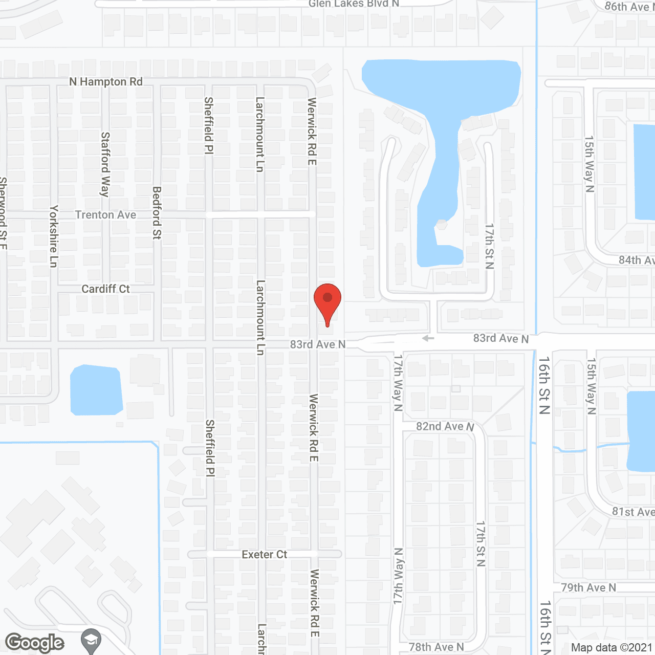 Map of the neighborhood around Village Green Mobile Home Park