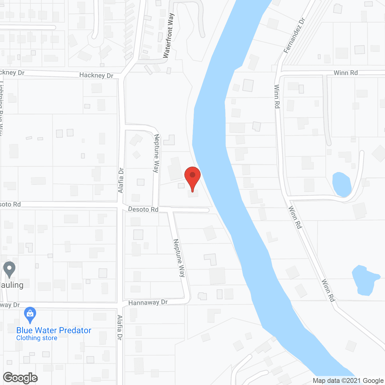 Map of the neighborhood around Riverview Manor