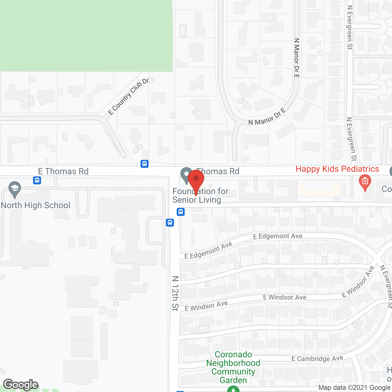 Map of the neighborhood around Foundation For Senior Living