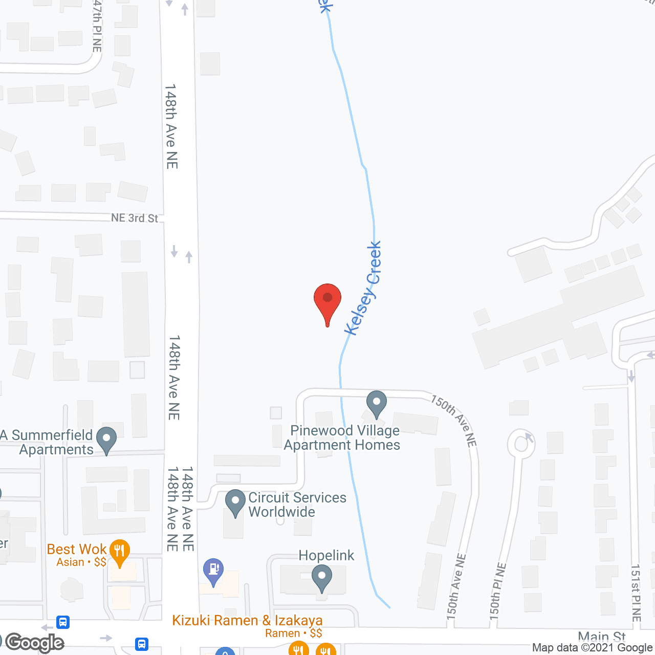 Map of the neighborhood around Cloud Ventures