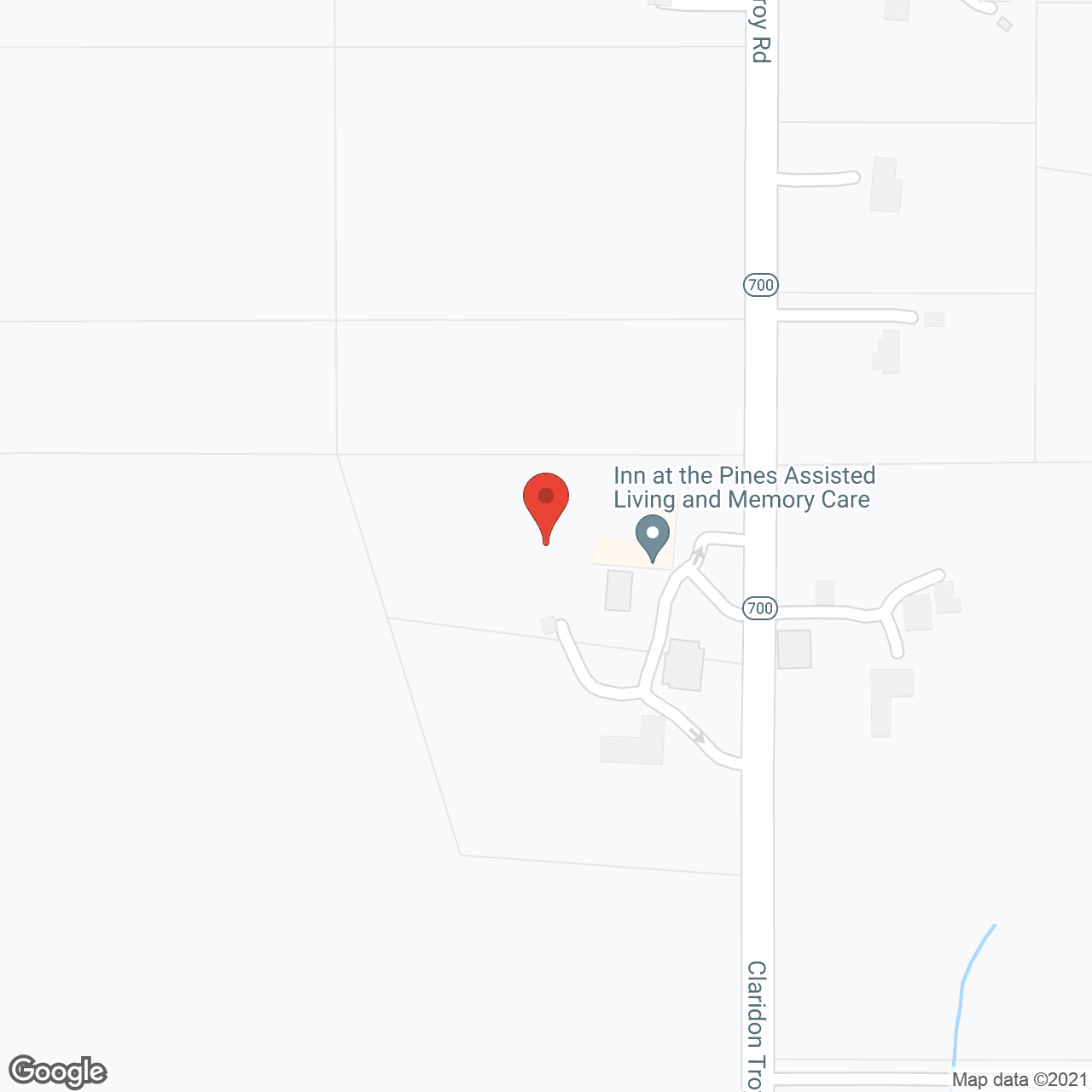 Map of the neighborhood around The Inn at the Pines