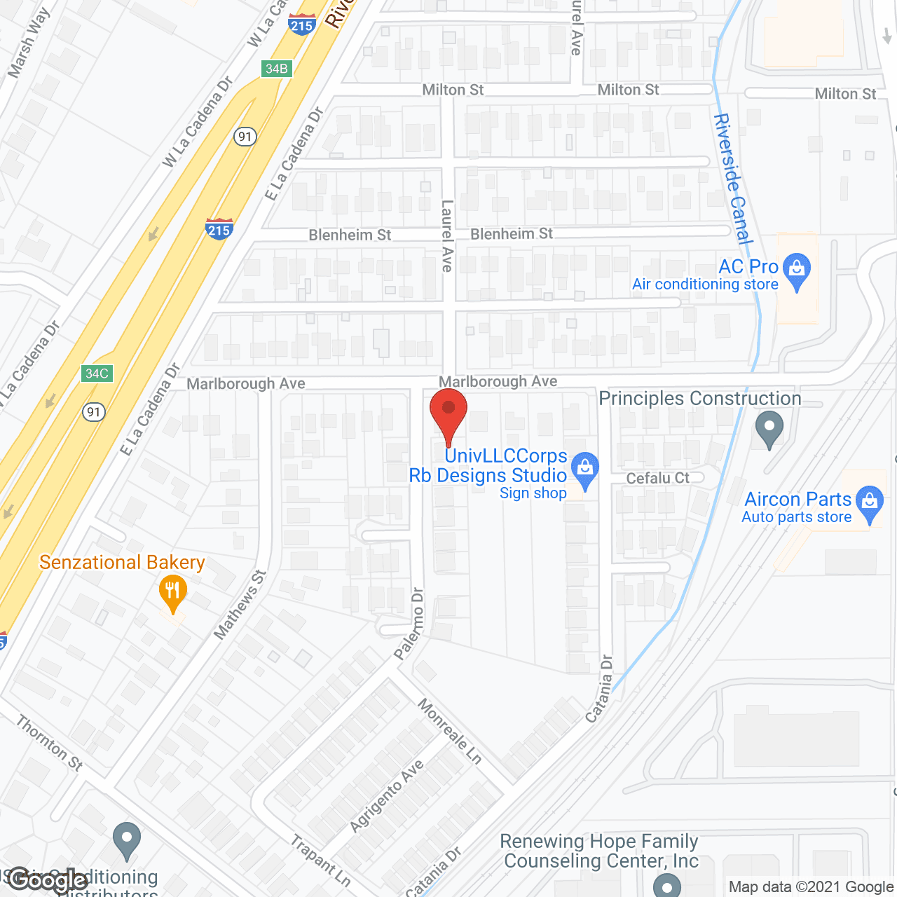 Map of the neighborhood around Eagel Time Care