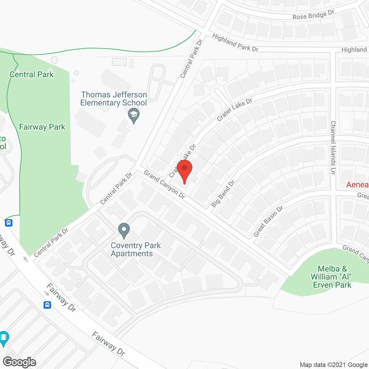 Map of the neighborhood around AAA Home Care