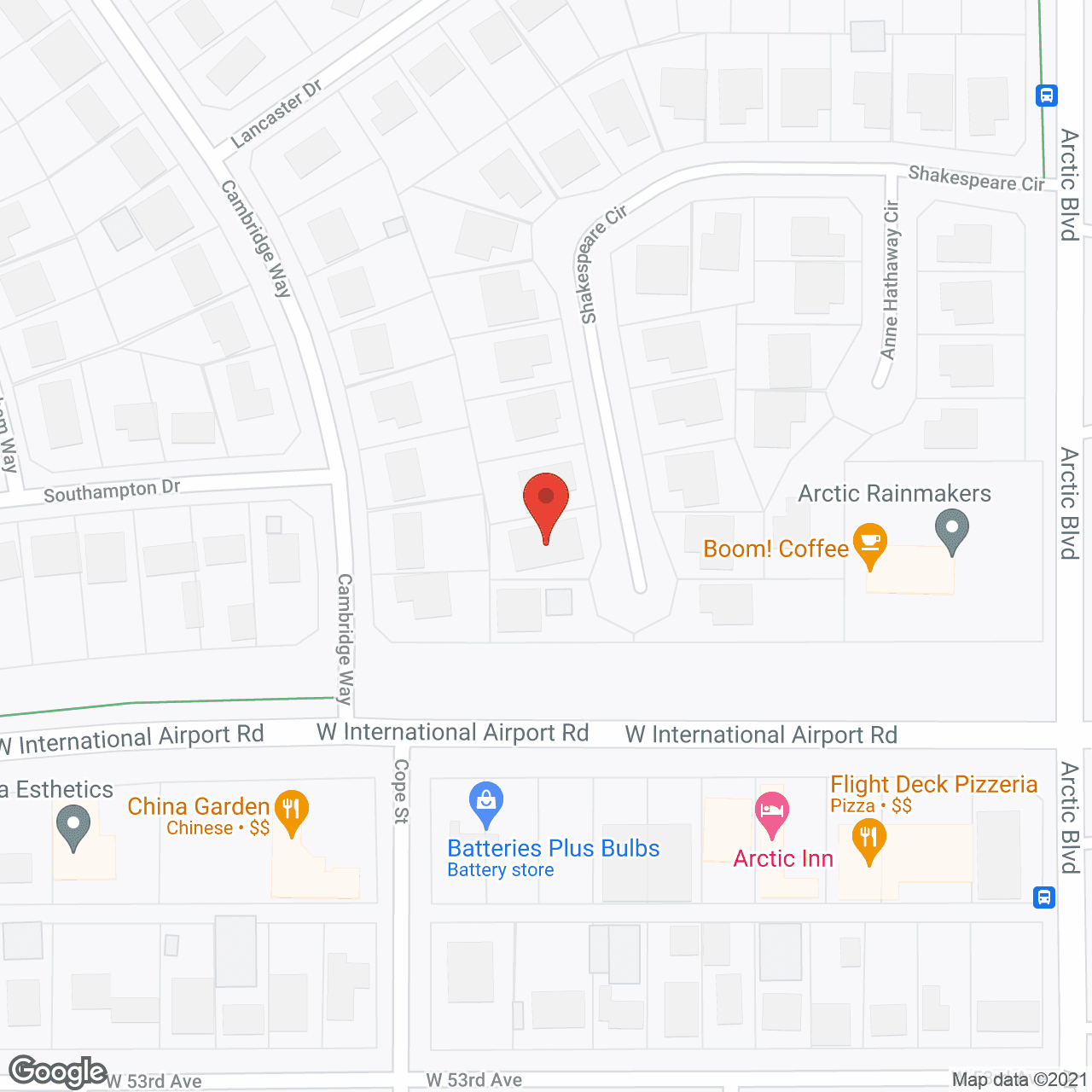Map of the neighborhood around RJP Home Care Services, Inc.