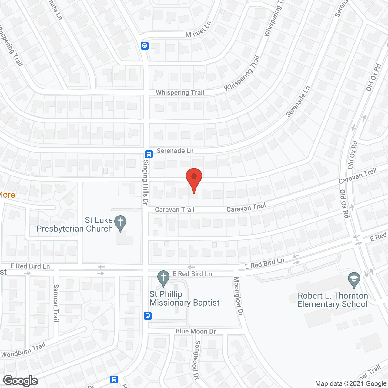 Map of the neighborhood around Trinity Residential Care