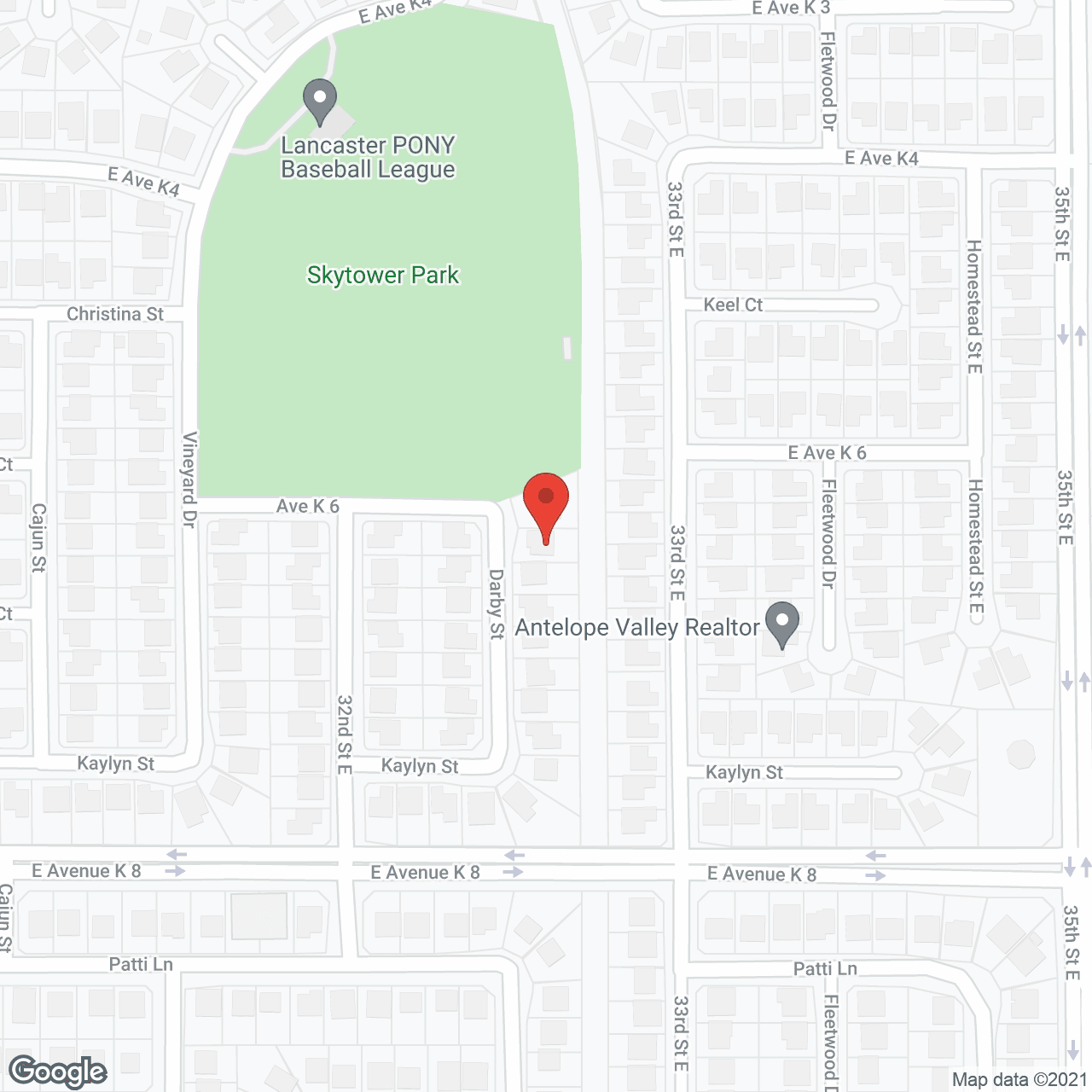 Map of the neighborhood around Admirable Home Care