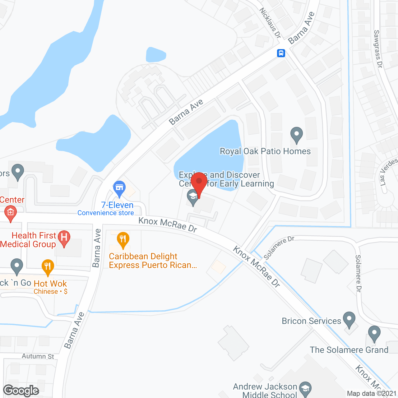 Map of the neighborhood around The Canopy at Hickory Creek