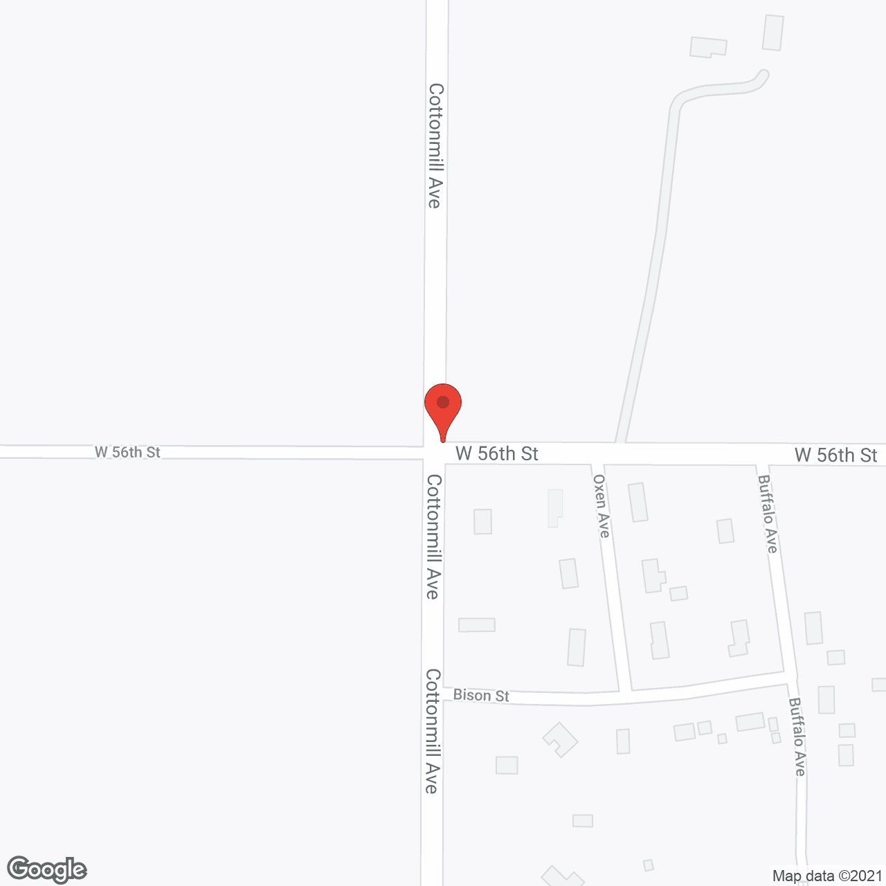 Map of the neighborhood around Broadwell Senior Living Kearney