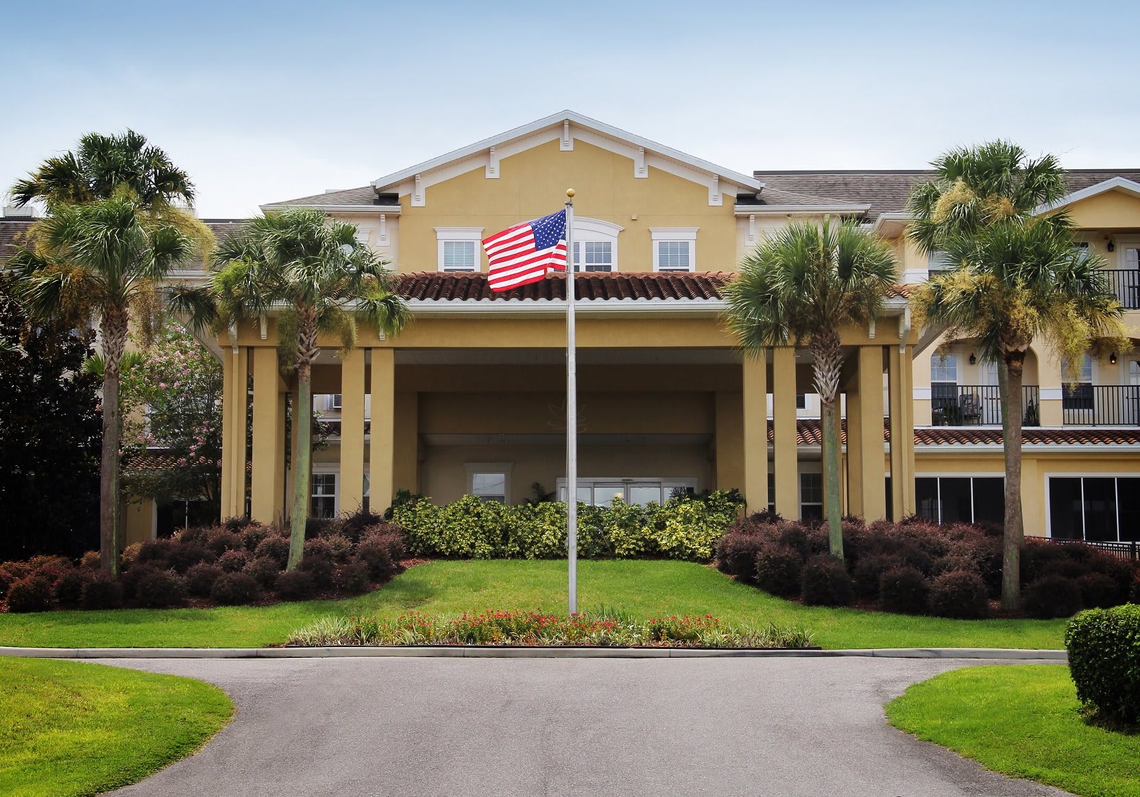 American House Zephyrhills Community Entrance