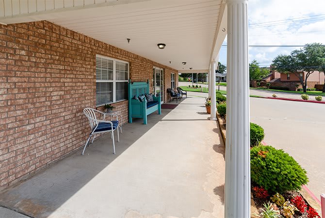 Grayson Court outdoor common area