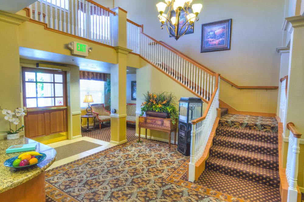 The Meadows Senior Living reception area