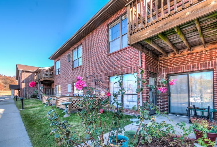 The Bungalows at Nevada unit porch