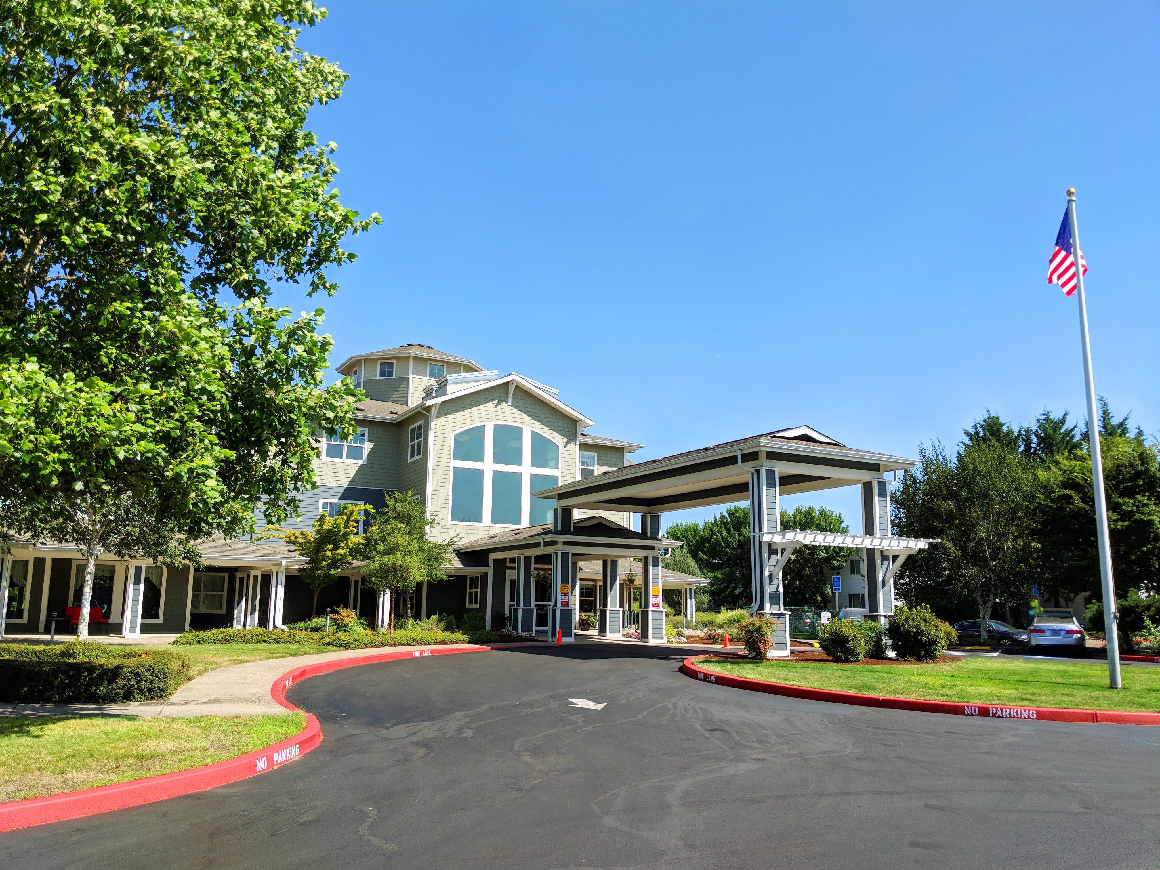 Timber Pointe Senior Living community exterior