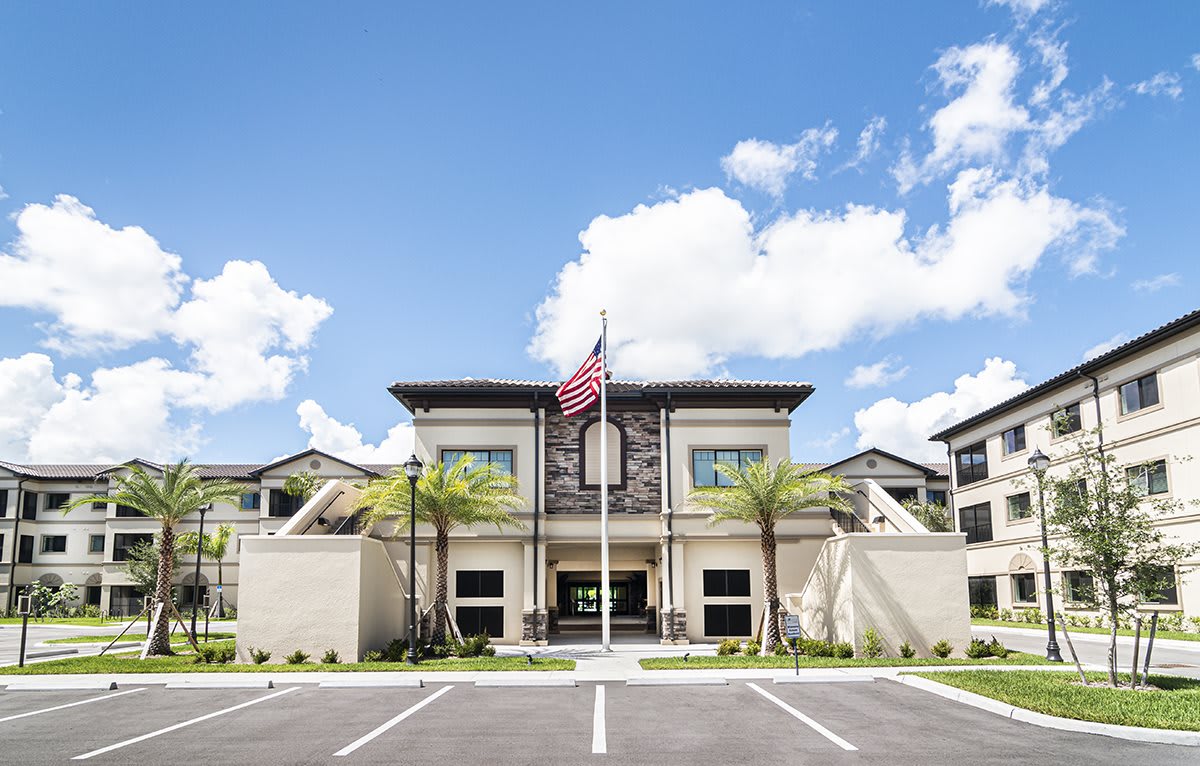 Discovery Village at Naples Independent Living community exterior