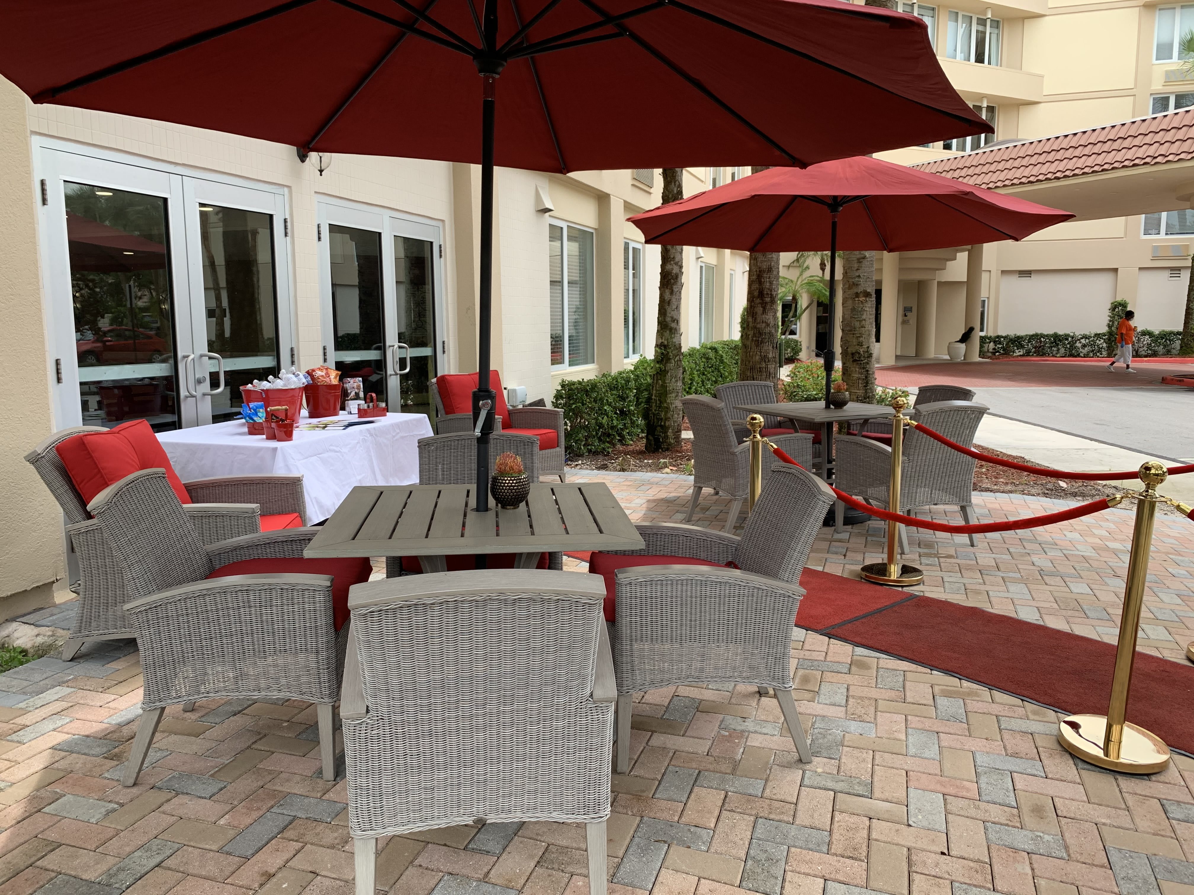 The Atrium at Boca Raton patio