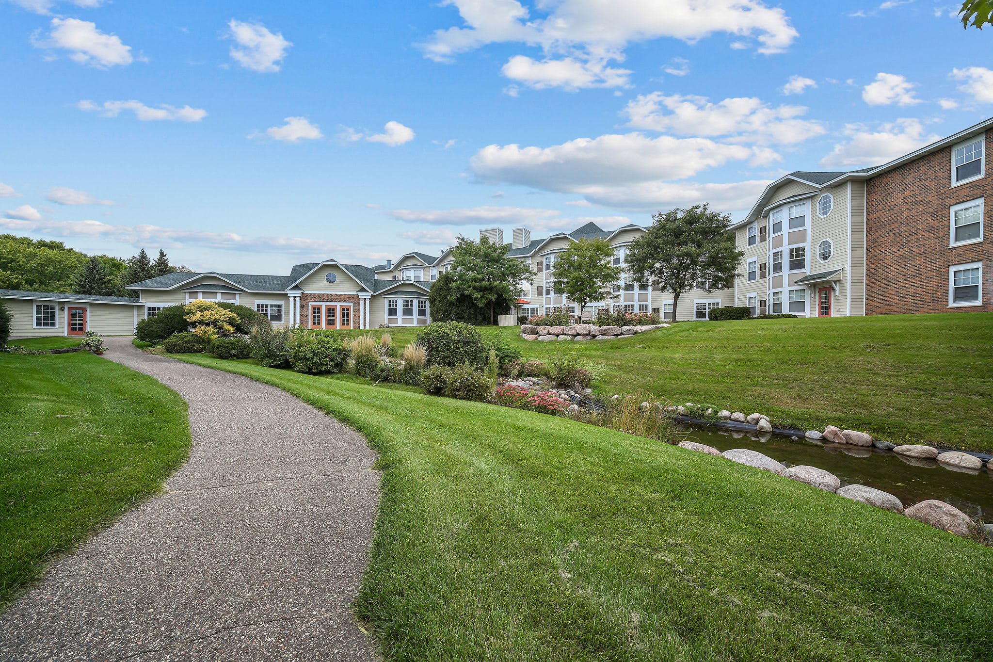 Waterford Estates and Manor outdoor common area