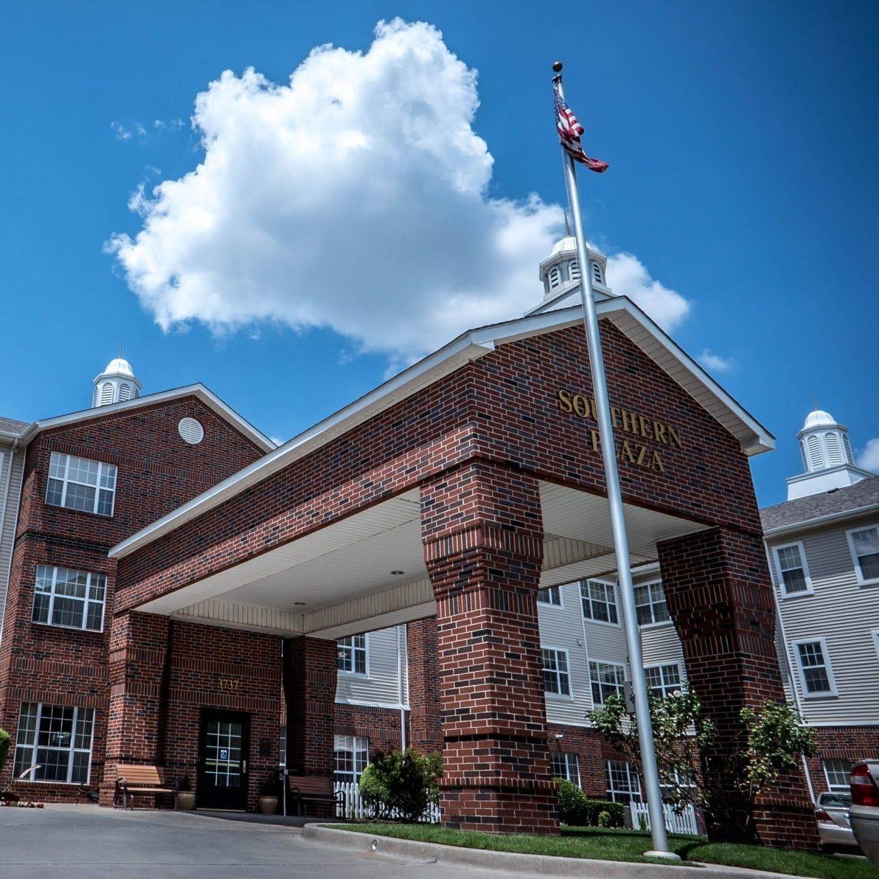 Southern Plaza Independent Living community entrance