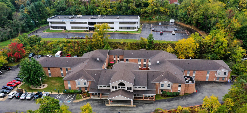 Independence Court of Monroeville aerial view of community